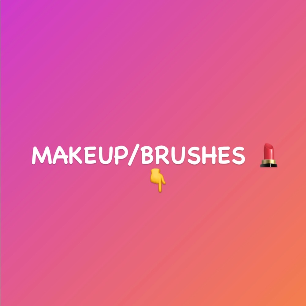 MAKEUP/ BRUSHES 💄